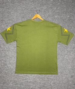 Alternative view of Print Olive Drop Shoulder T-shirt