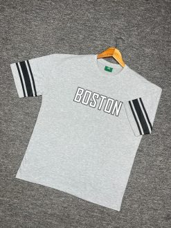 Print Ash Drop Shoulder T-shirt