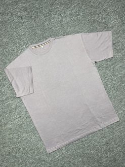 SOLID Lavender GRAY Drop Shoulder T-shirt