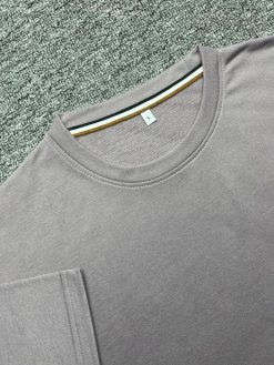 Alternative view of SOLID Lavender GRAY Drop Shoulder T-shirt