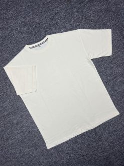SOLID OFF WHITE Drop Shoulder T-shirt